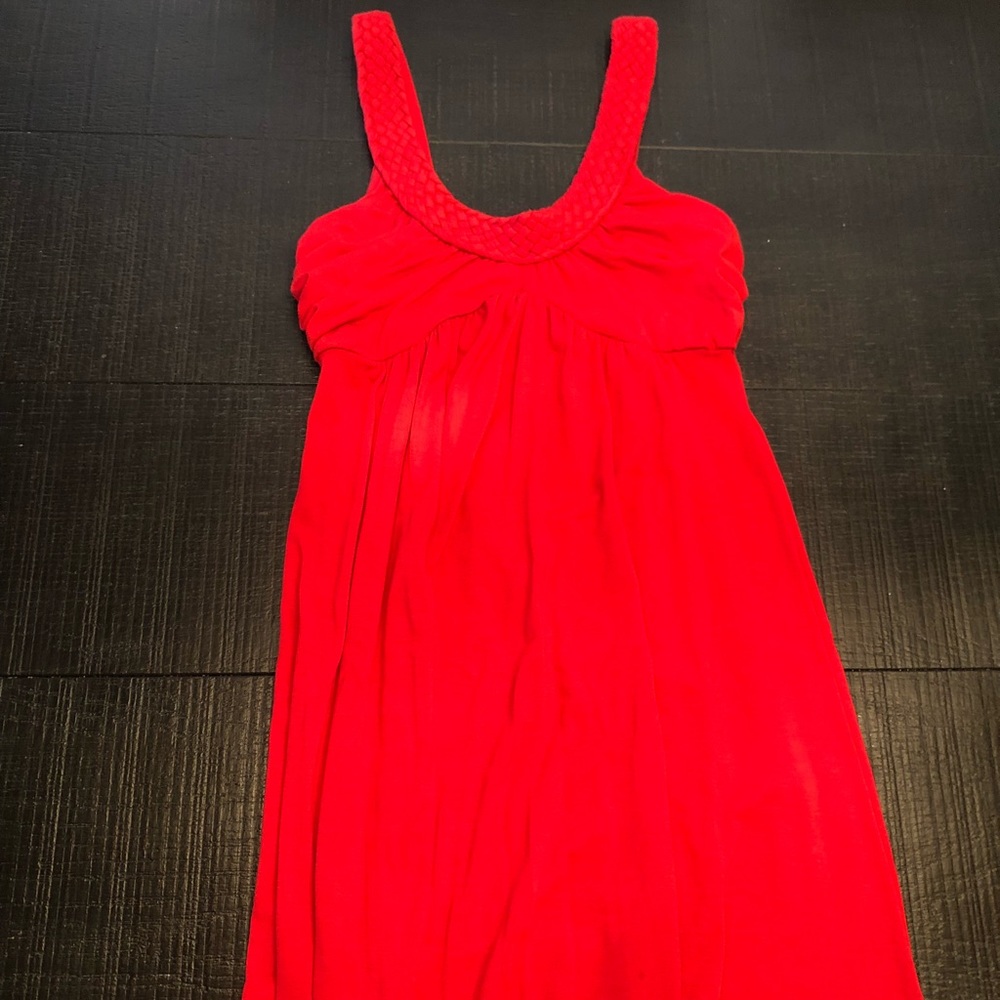 Coral maxi dress